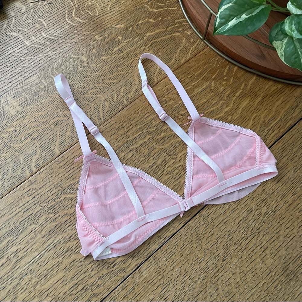 TOPSHOP Rara Frill Triangle Bra - Picture 3 of 5